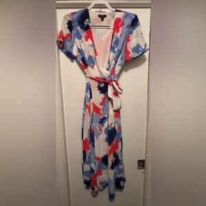 Alfani Multicolor Floral Midi Dress